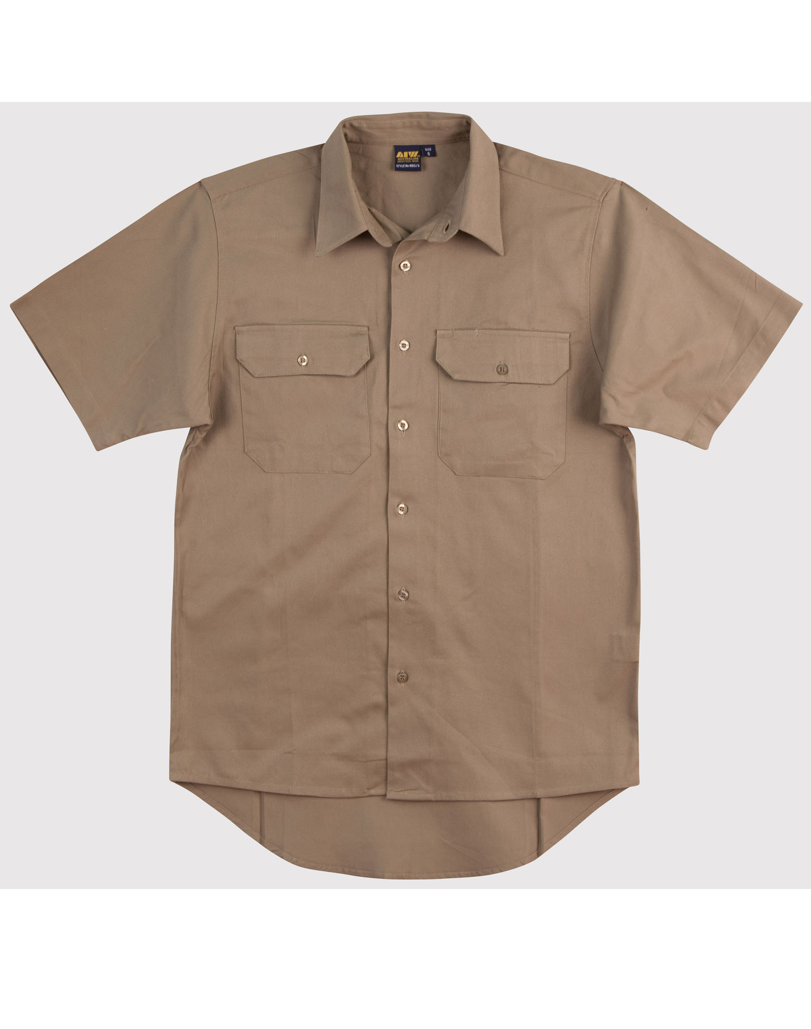 190gsm Cotton Drill Short Sleeve Work Shirt WT03