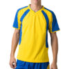 BeSeen Pique Knit T Shirt BST002 Yellow Royal
