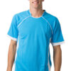 BeSeen Pique Knit T Shirt The Marlin Hawaiian Blue White Black
