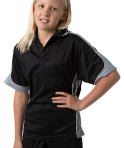 BeSeen micromesh polo BSP16K Black Grey White