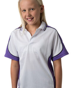 BeSeen micromesh polo BSP16K White Purple Black