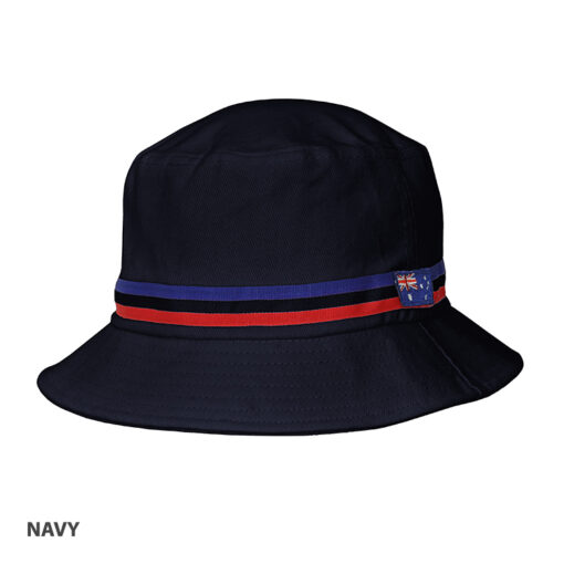 AH685 Navy Aussie Bucket Hat