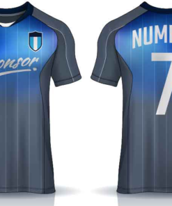 Sports Jersey Grey Blue