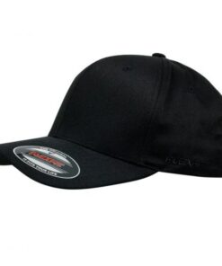 yupoong flex fit cap black black 6277