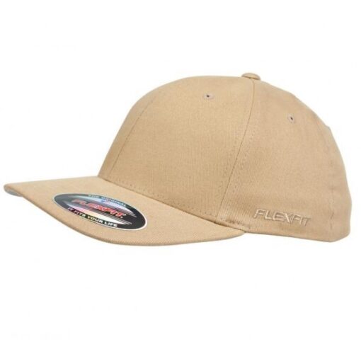 yupoong flex fit cap khaki 6277