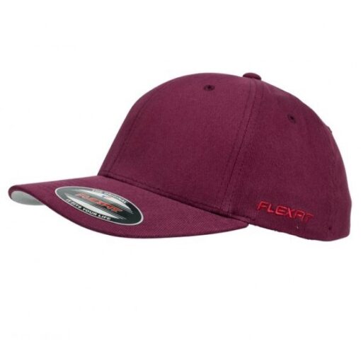 yupoong flex fit cap maroon 6277