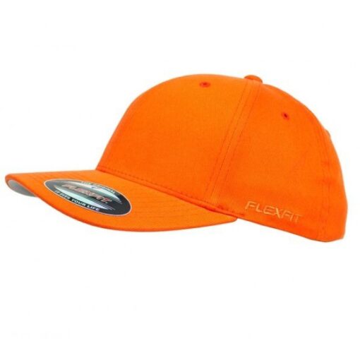 yupoong flex fit cap orange 6277