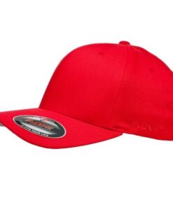 yupoong flex fit cap red 6277