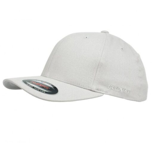 yupoong flex fit cap silver 6277